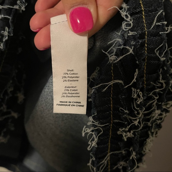 CINQ A SEPT Ashton Blue Denim Ribbon Trim Dress 2 - Picture 7 of 7